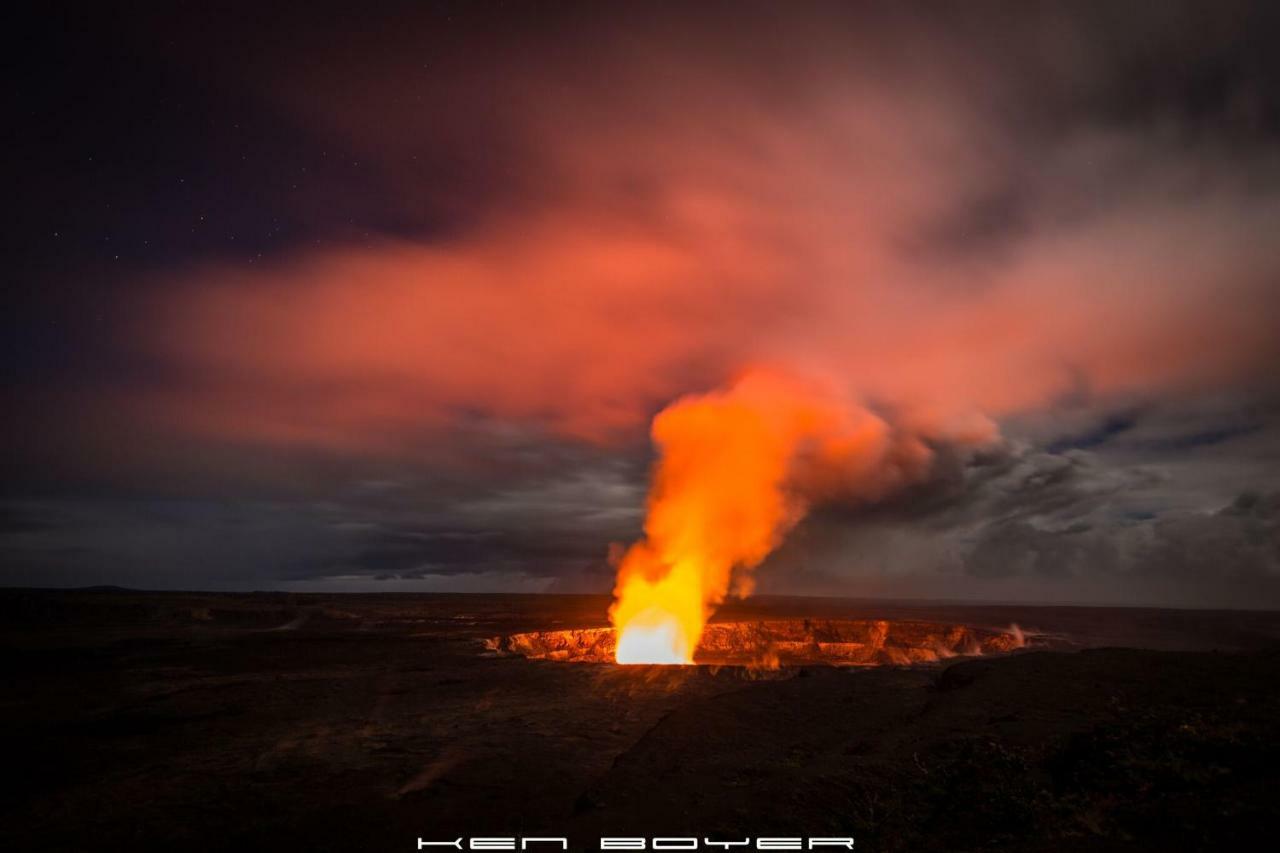 'Ama'U Lani Cottage Volcano Exterior foto